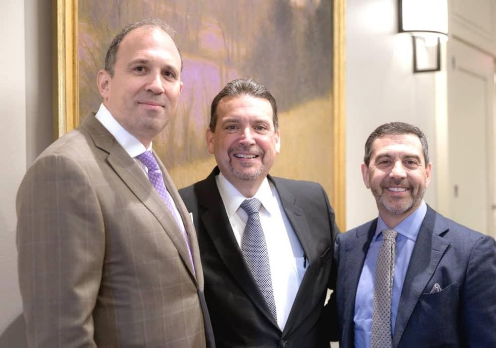 The Center luncheon Anatol Feygin, Anatol Feygin, The Center's CEO Charles C. Canton, The Center's Board President Richard Rosenberg