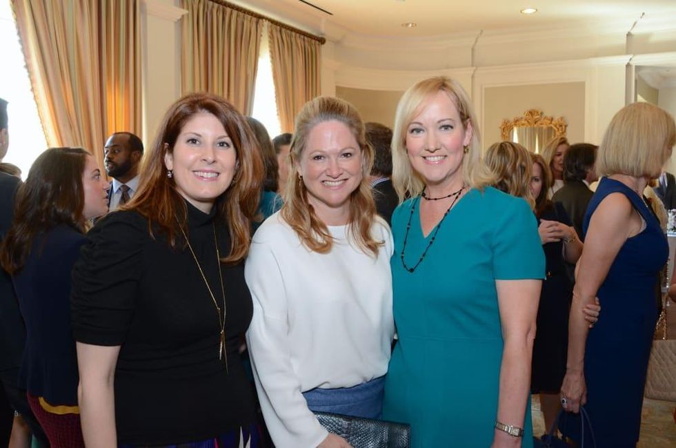The Center luncheon, Feb. 2016, Christina Sacco, Kiki Wilson, Angie Holloway