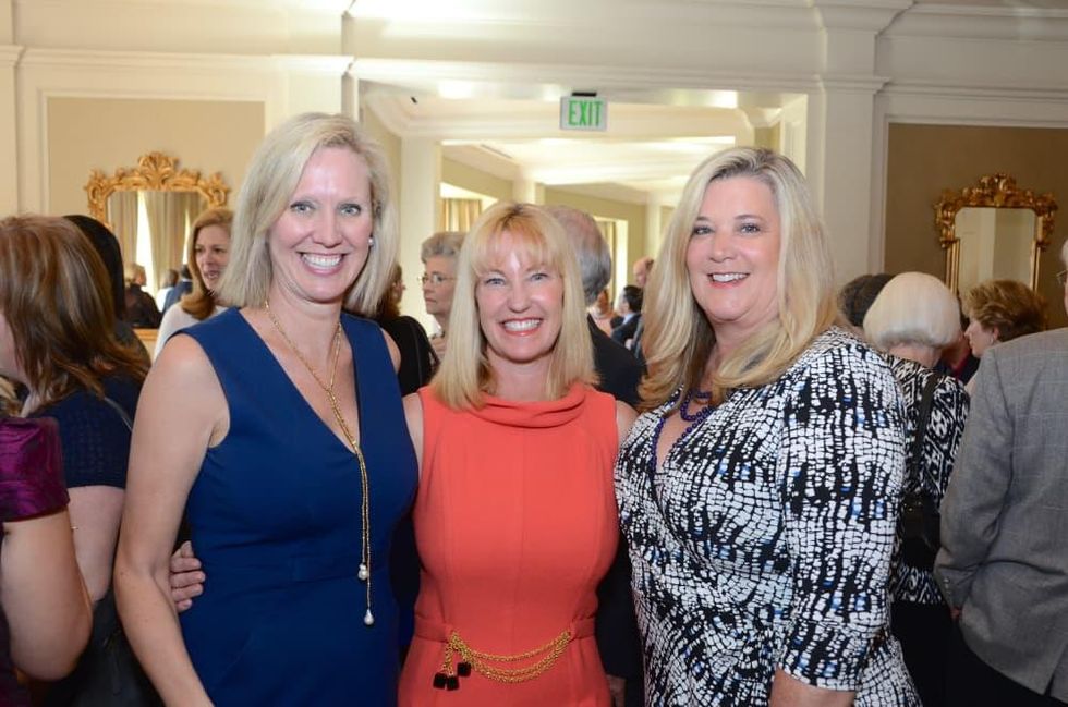 The Center luncheon, Feb. 2016, Pam Lewis, Christy Galtney, Tricia Streitmann