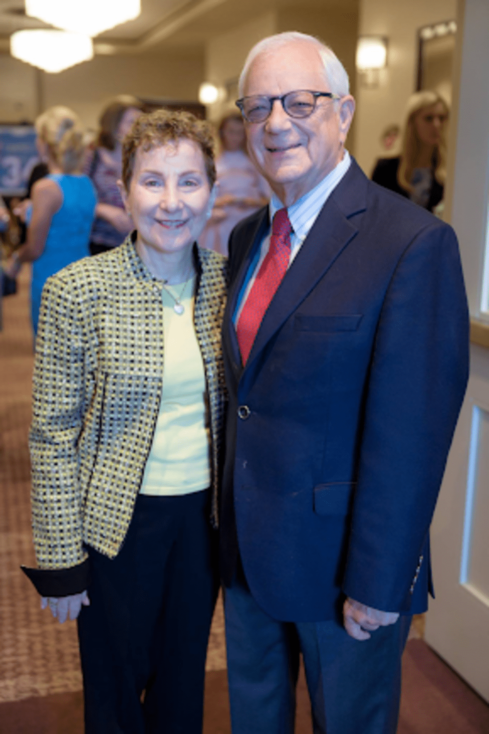 The Center luncheon Mitzi Shure and former CEO of The Center, Jerry Wische