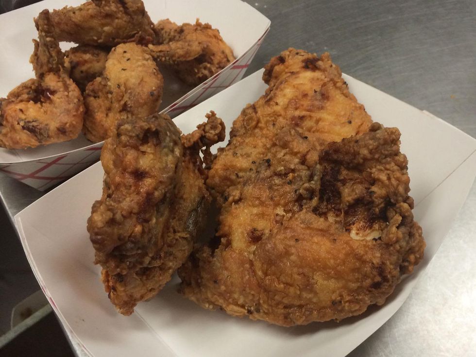 The Chicken Ranch August 2014 fried chicken breast