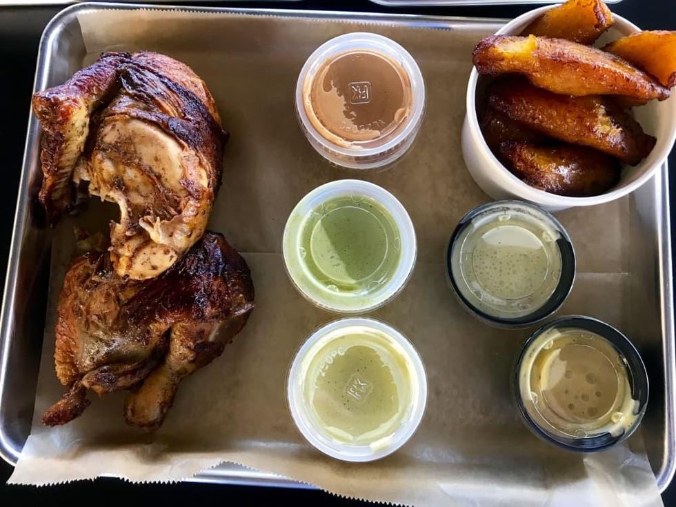 The Chicken Station tray