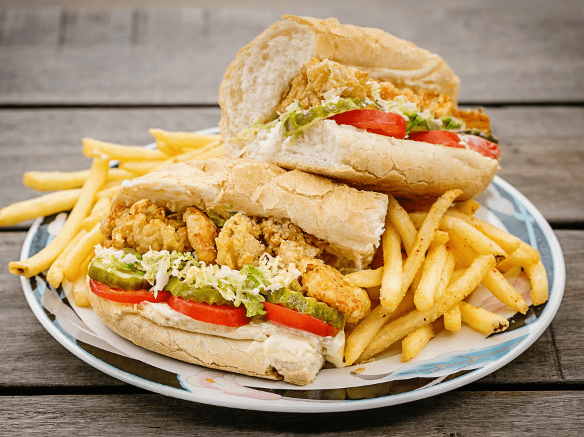 The classic Peacemaker po' boy.