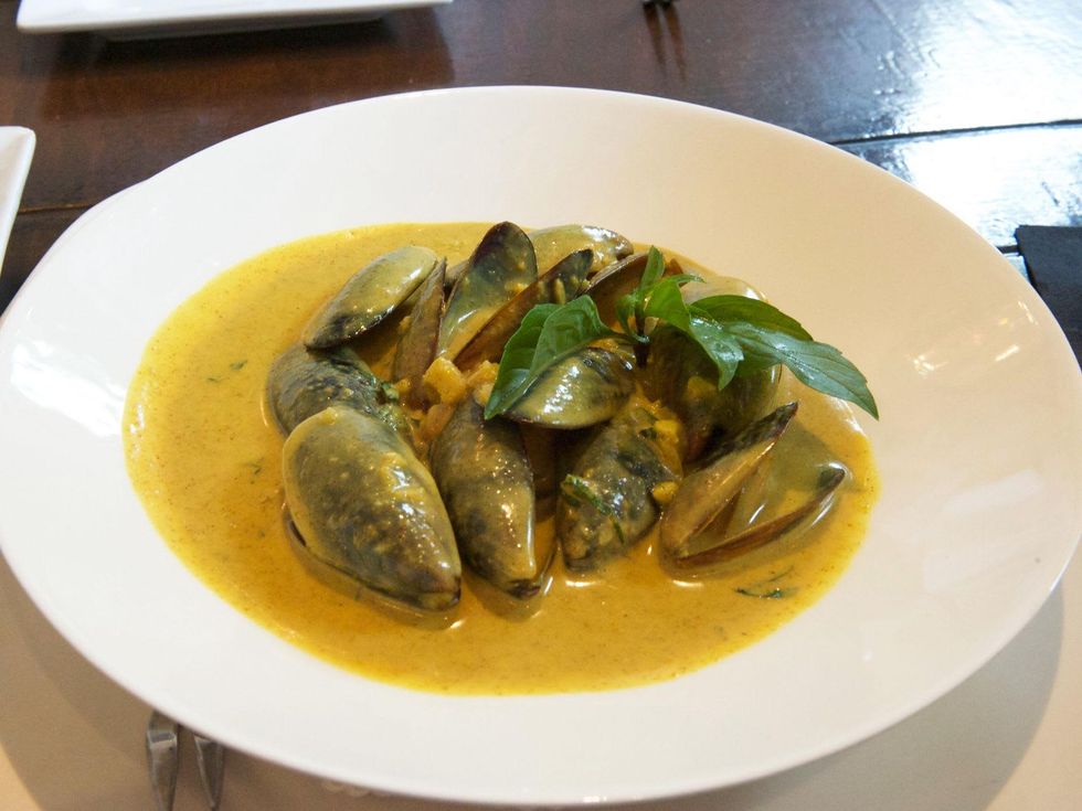 The Corner Table new menu July 2014 mussels or clams