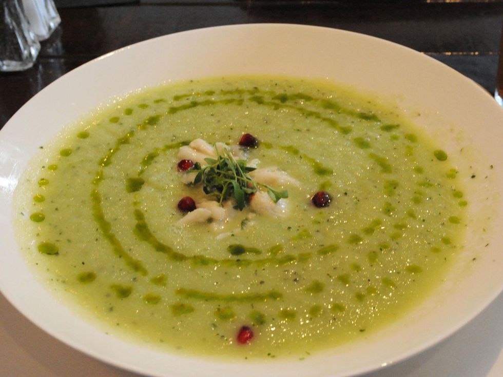 The Corner Table new menu July 2014 soup