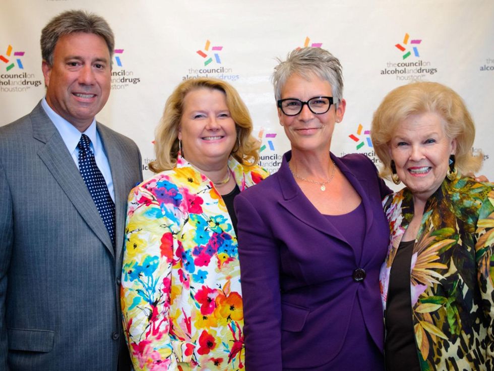 The Council Spring Luncheon April 2013 Kevin Quizenberry, Liz Quizenberry, Jamie Lee Curtis, June Waggoner