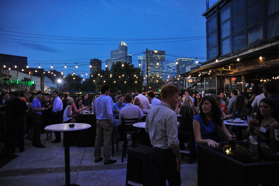 The crowd 2 at the RedBuds Membership Drive October 2014