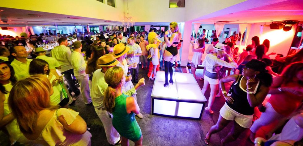 The crowd and venue at A Night in Havana July 2014