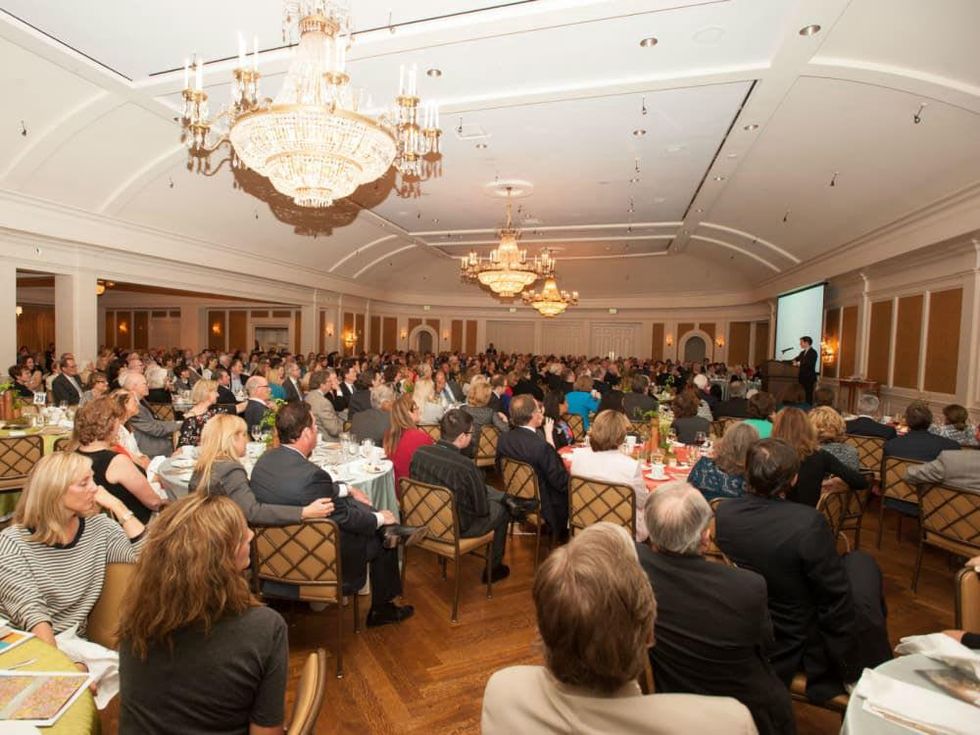 The crowd and venue at the Jung Center Spring Benefit April 2015