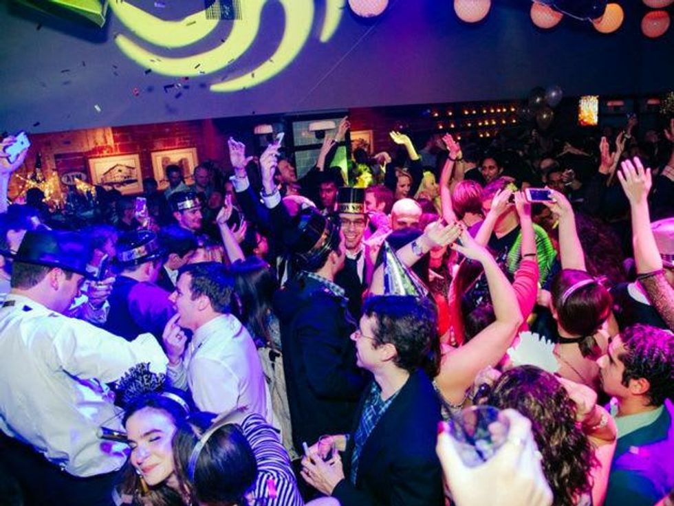 The crowd at New Year's Eve at Local Pour January 2015