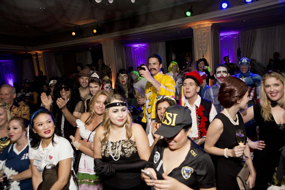The crowd at The Bash A Halloween Happening October 2014