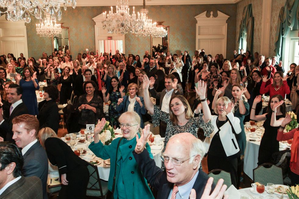The crowd at the Breakthrough Houston luncheon February 2015