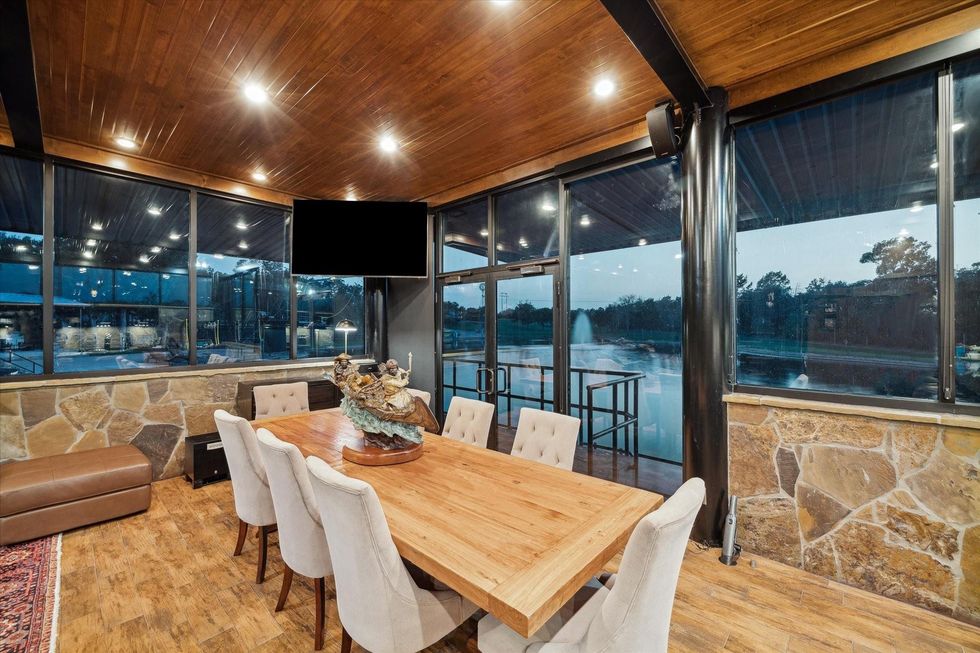 The dining room of 7310 FM 954 in Round Top