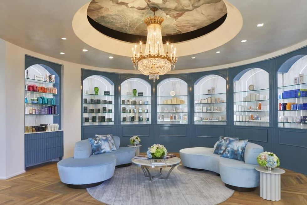 The entrance and sitting area of Solaya Spa & Salon