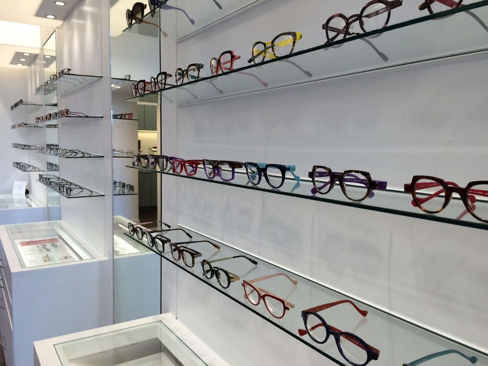 The Eye Gallery interior at BLVD Place all of glasses