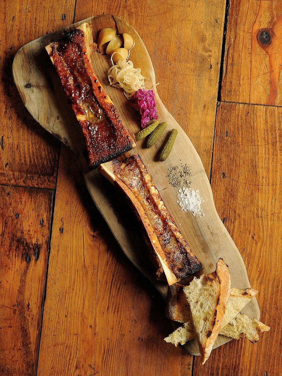 The Federal Grill barbecue bone marrow