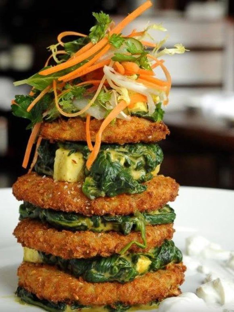 The Federal Grill Houston Eggplant Napoleon