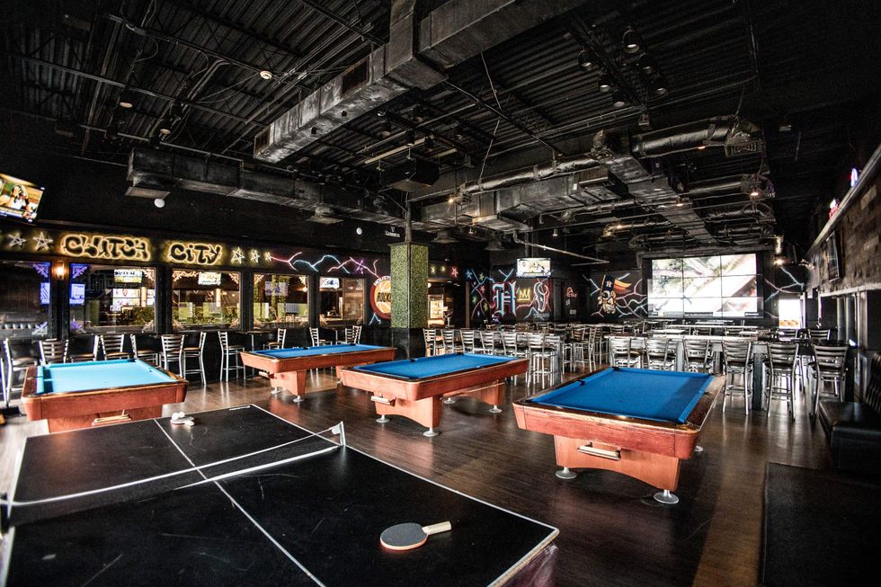 The Fox Trap sports bar interior