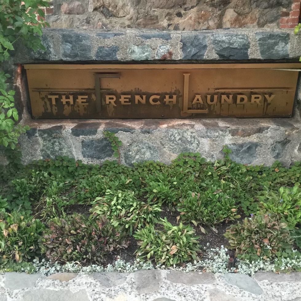 The French Laundry sign