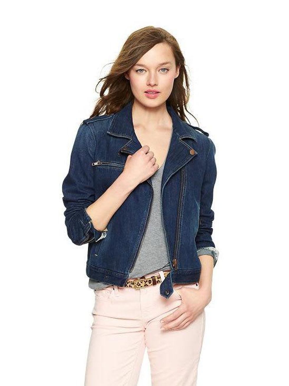 the gap 1969 denim moto jacket