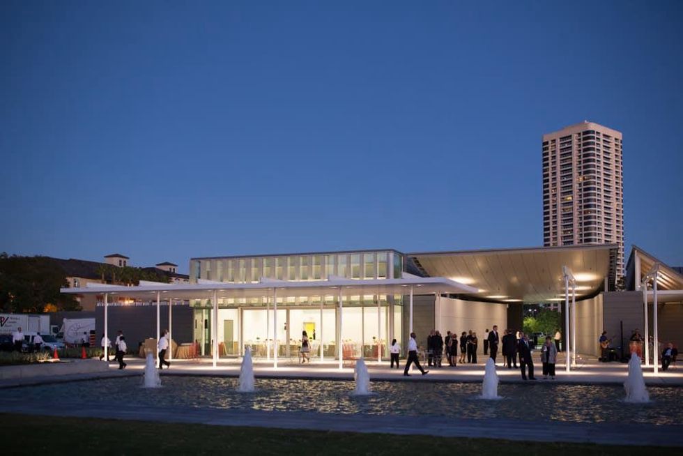 The Garden Pavilion at the Hermann Park Centennial Gardens inaugural dinner October 2014