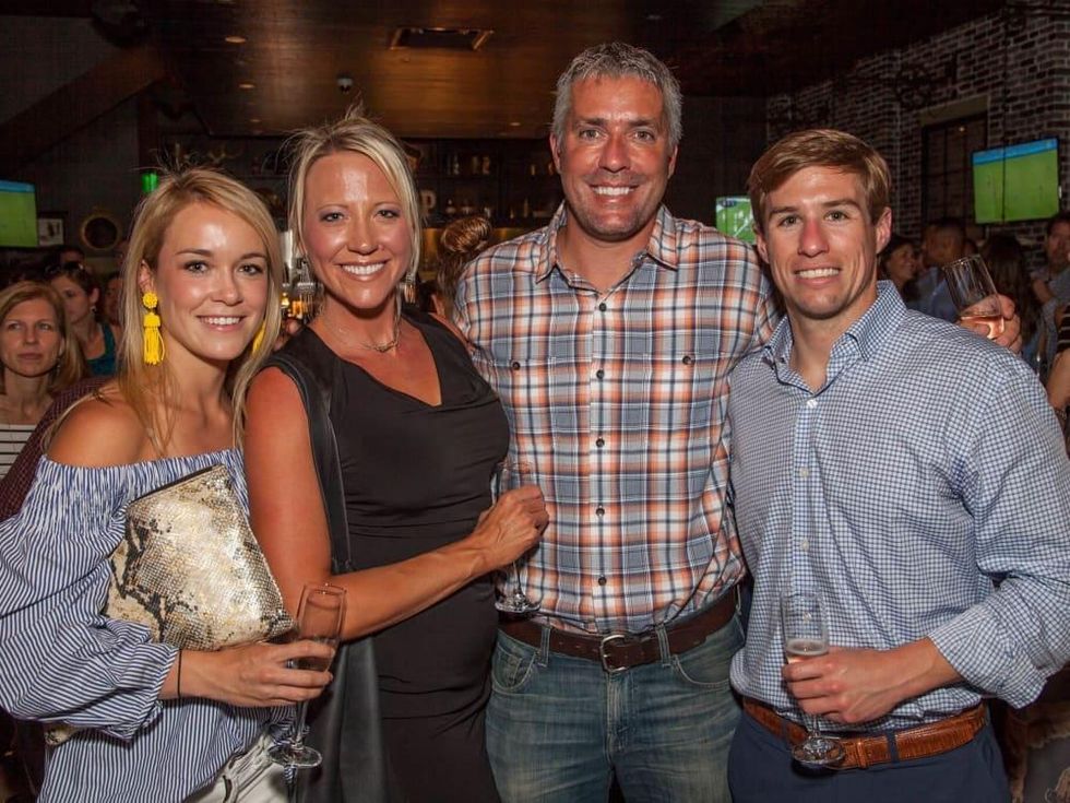 The General Public opening, 8/16, Ellie Bergman, Catherine Smith, Vic Smith, Trevor Irby