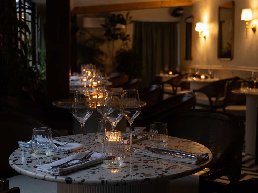 The Green Room restaurant interior