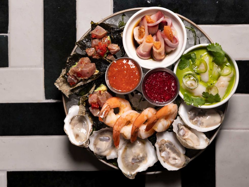 The Green Room restaurant seafood platter