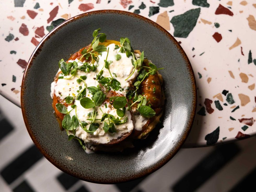 The Green Room restaurant tomato tarte tatin