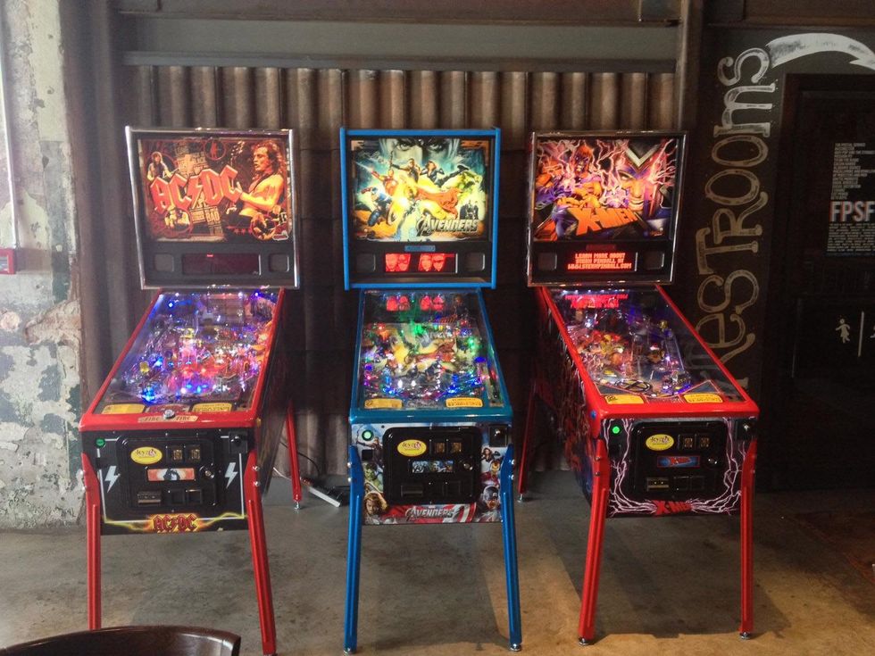 The Hay Merchant, pinball machines, games
