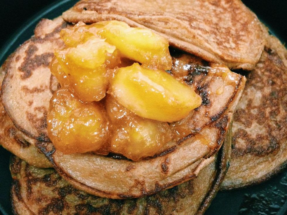 The Hippo Kitchen cancer patient meals June 2013 banana pancakes