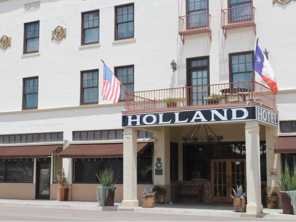 The historic Holland Hotel in Alpine