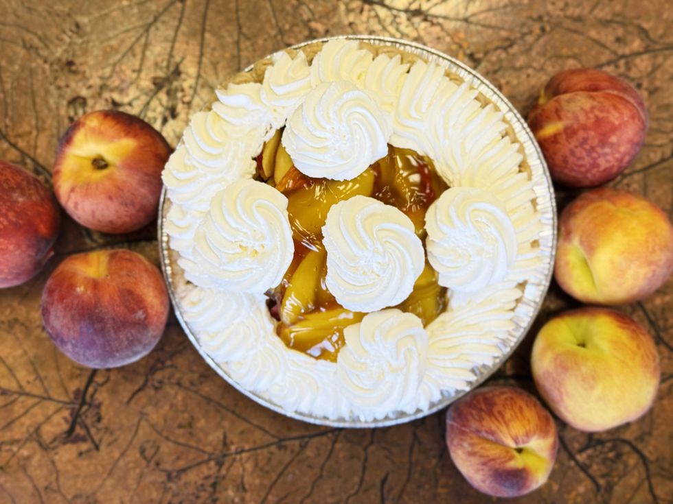 The House of Pies peaches