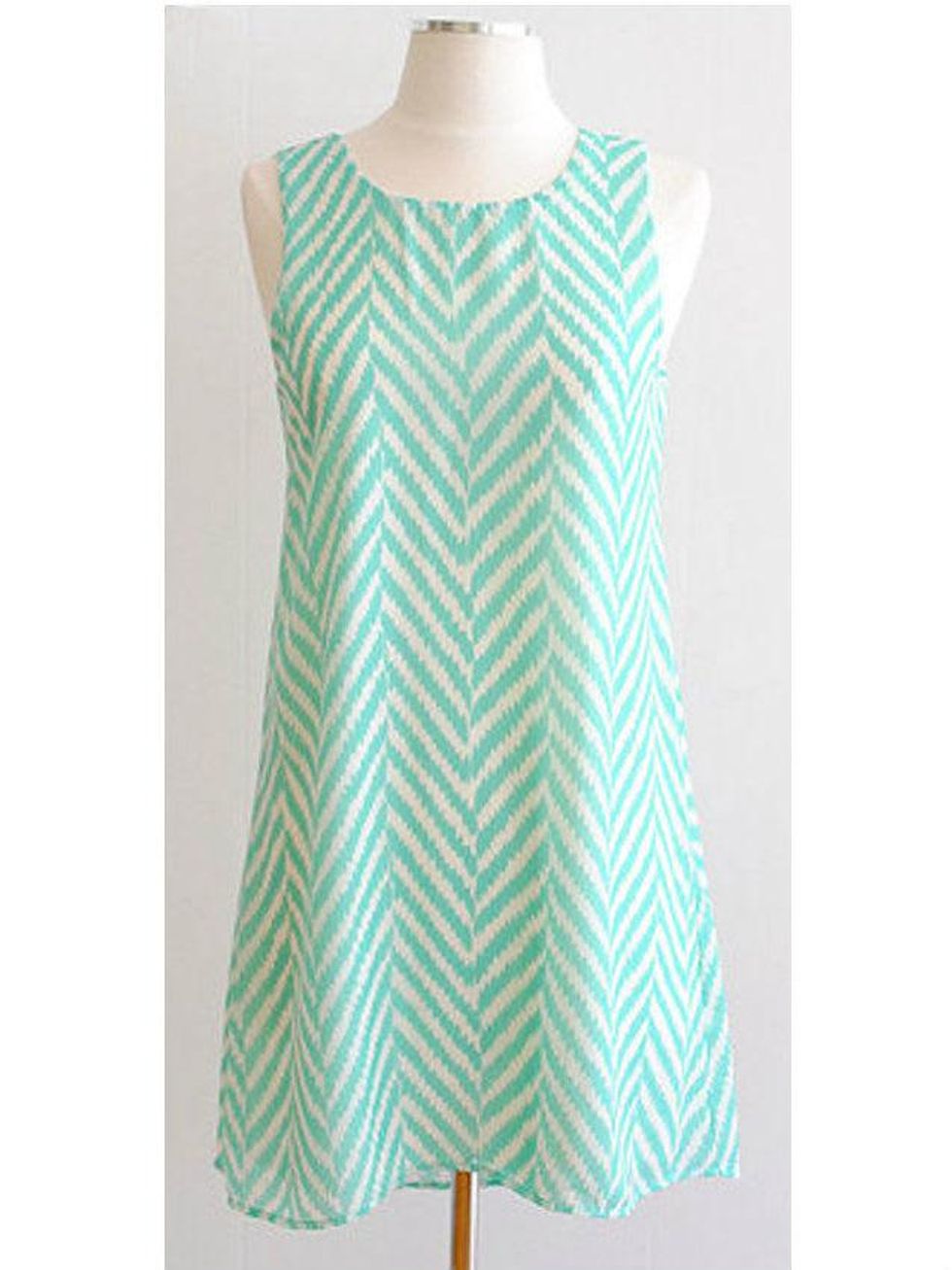 the impeccable pig classic chevron dress