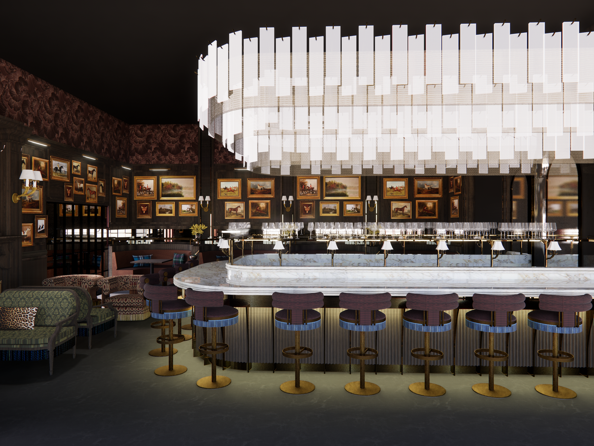 The Kennedy interior rendering