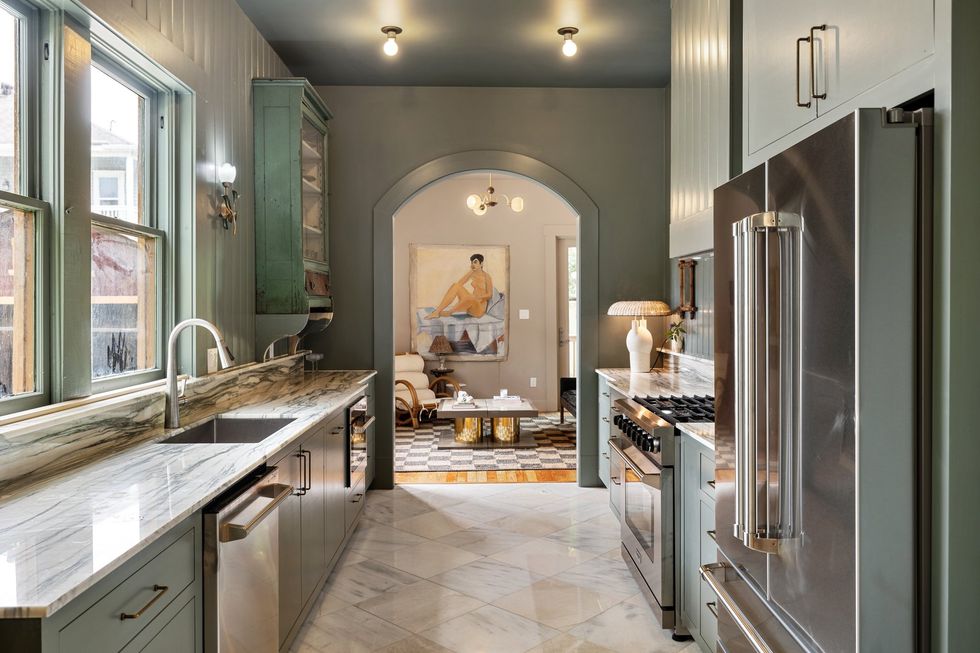 The kitchen of 814 Omar Street