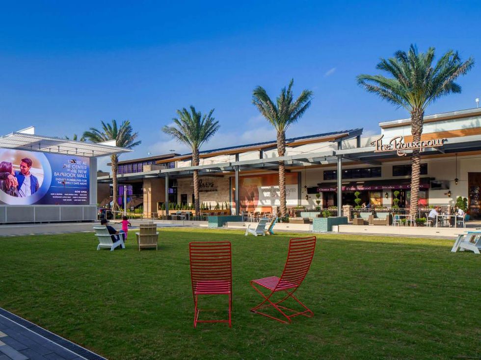 The lawn at Baybrook Mall