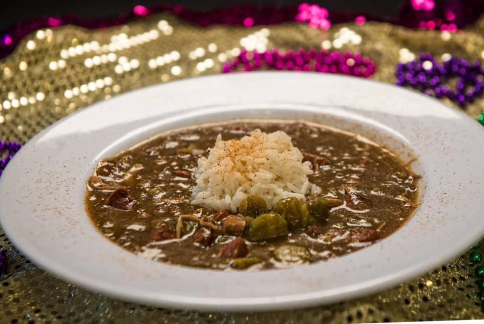 The Lost Cajun chicken sausage gumbo