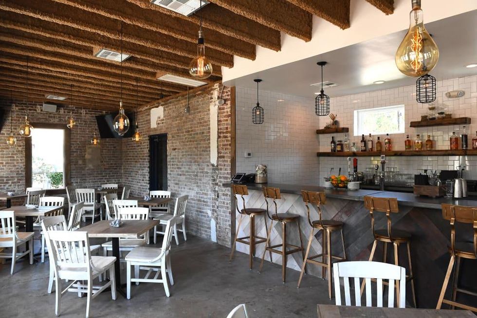 The Lounge at Field & Tides interior