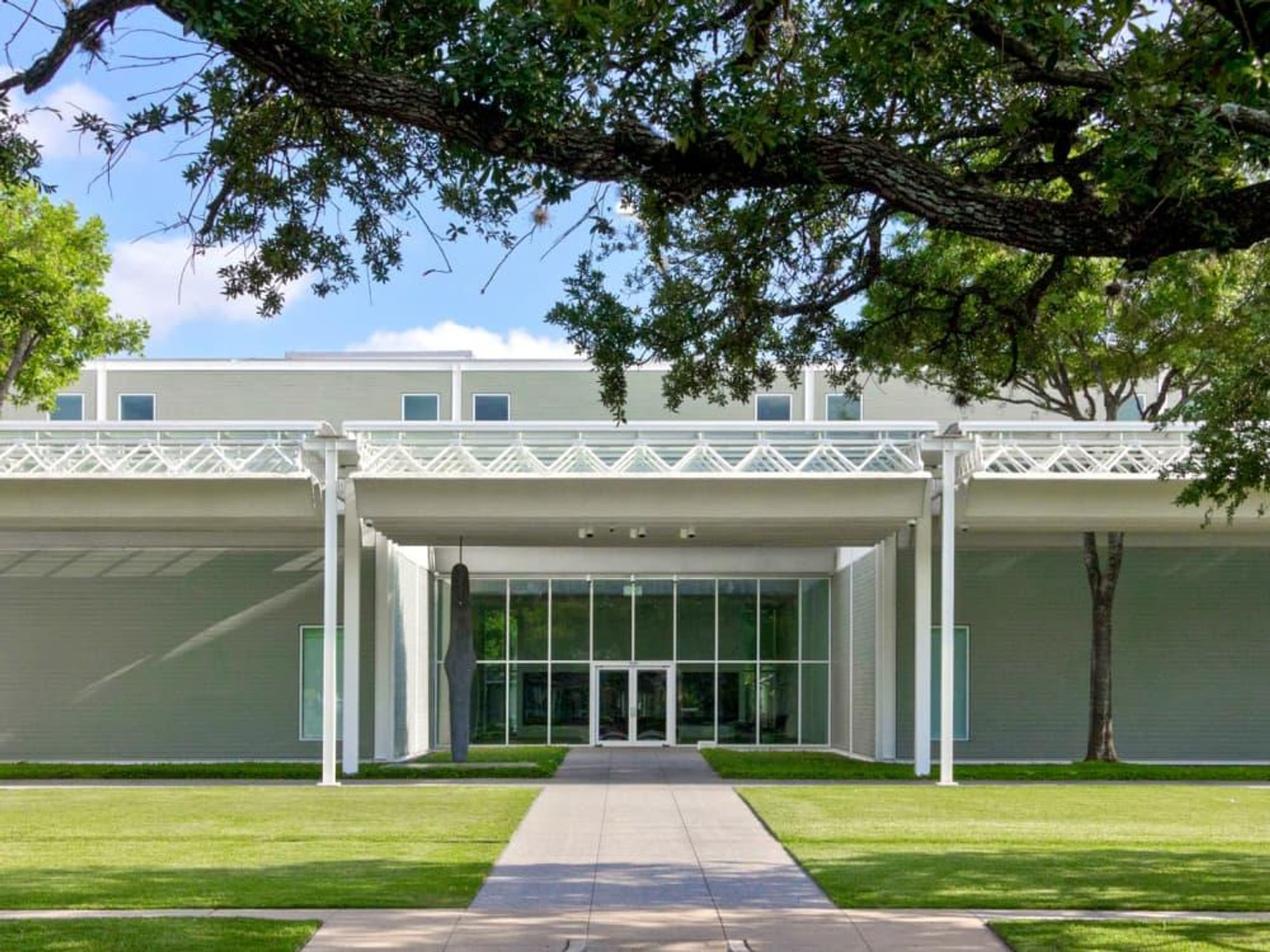 The Menil, exterior, entrance
