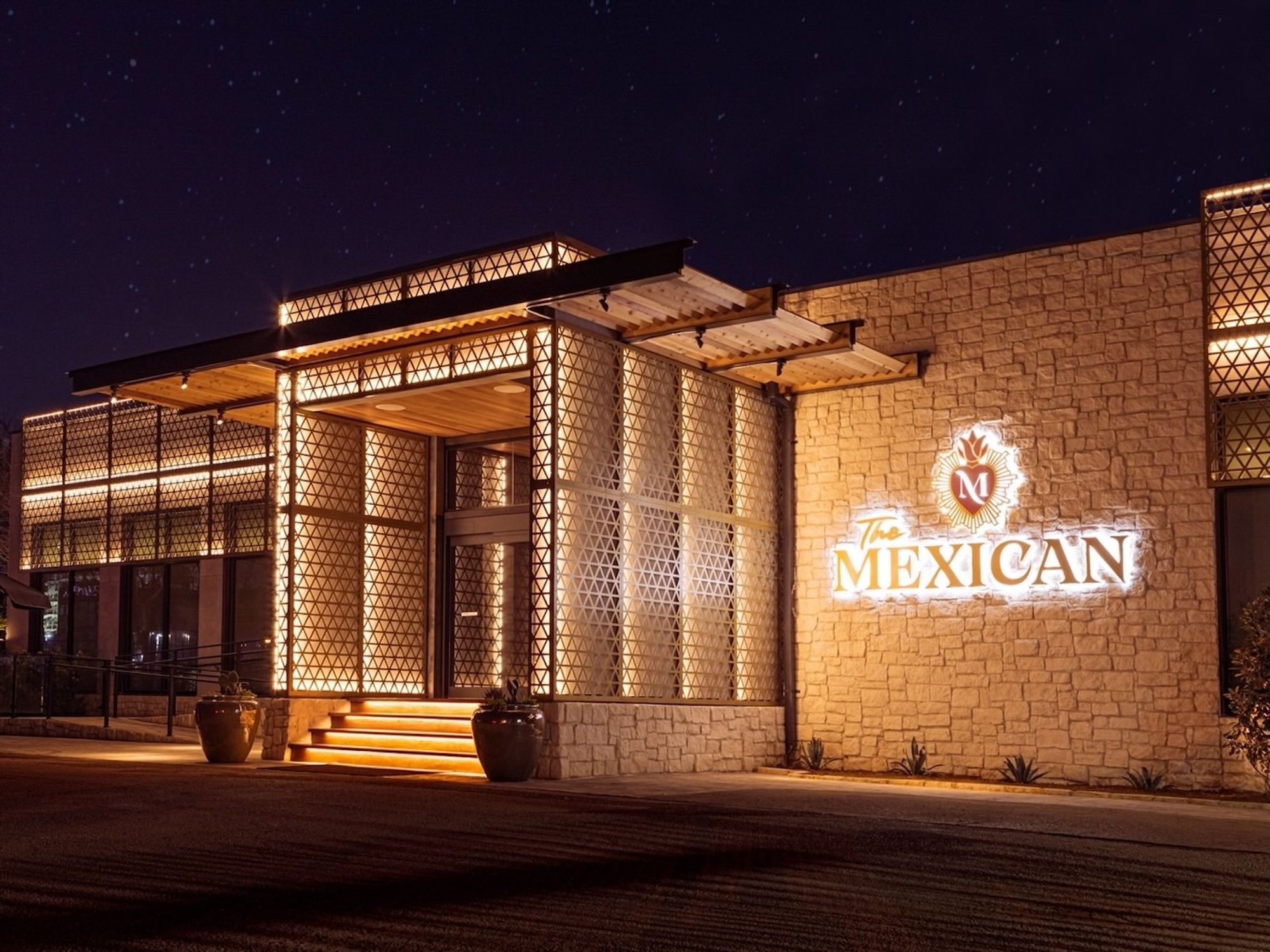 The Mexican restaurant exterior
