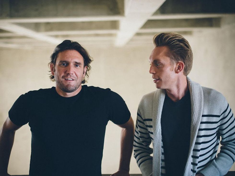 The Minimalists Ryan Nicodemus, left, and Joshua Fields Millburn