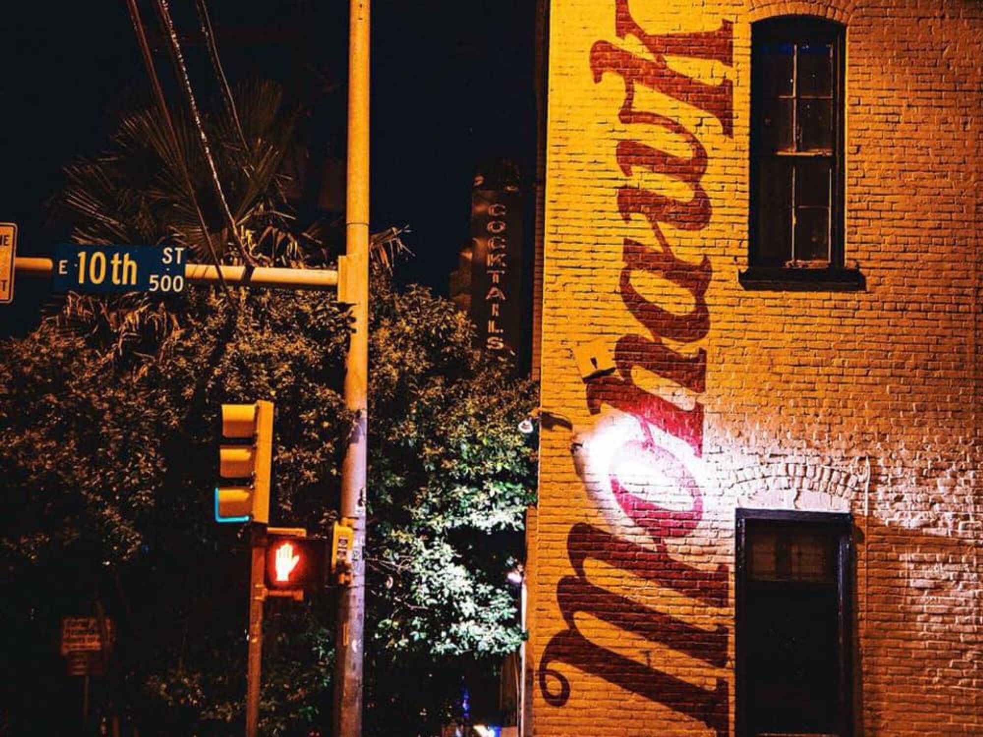 The Mohawk venue outside sign Red River