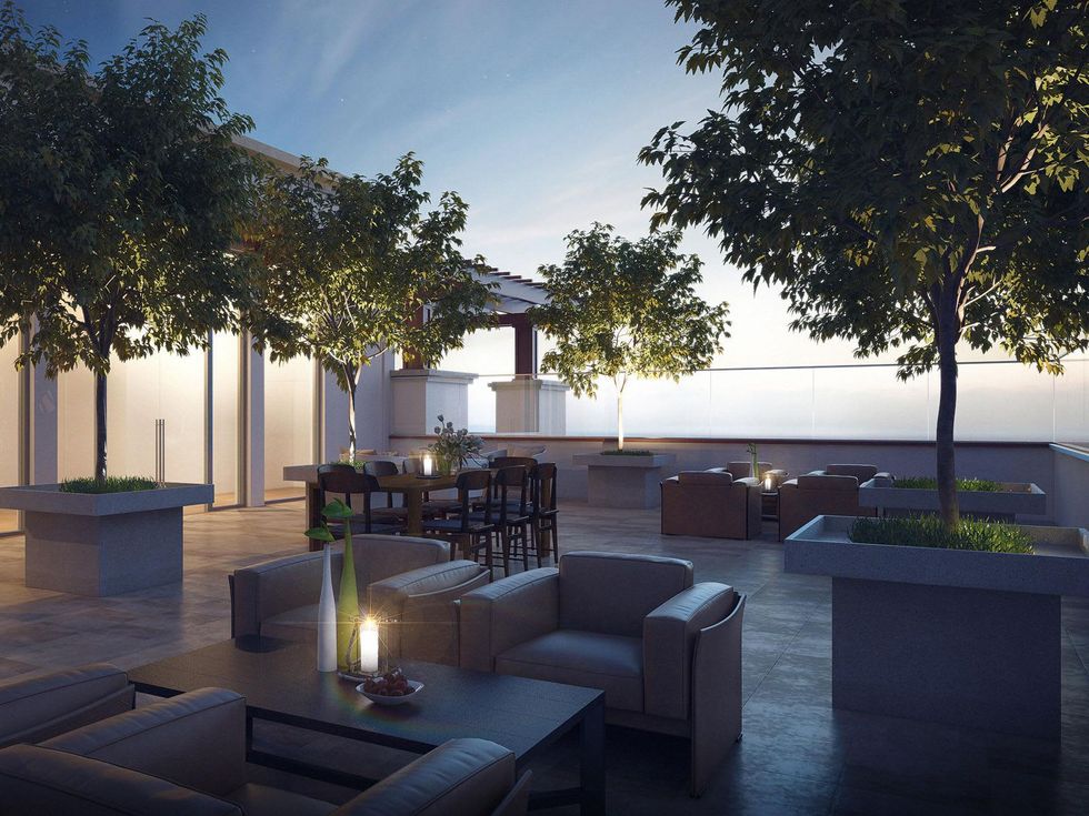 The Monroe at Bayou Park rendering March 2015 terrace