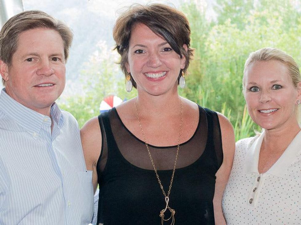 The Nature Conservancy in Aspen July 2013 Mindy Hildebrand and Jeff Hildebrand with Laura Huffman