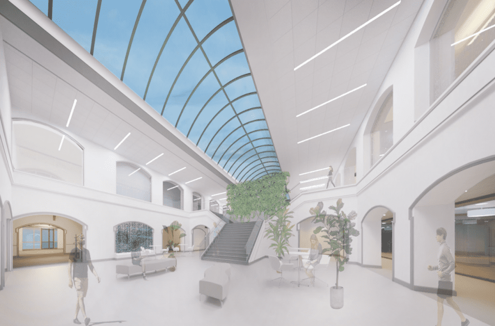 The new Houstonian Club atrium