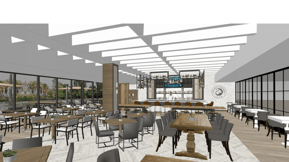 The new Houstonian Club restaurant