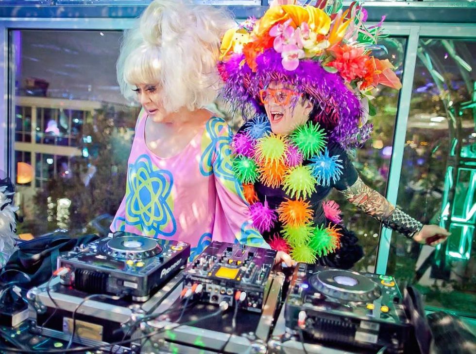 The Paint Ball, Feb. 2016, Lady Bunny, Michael Soliz