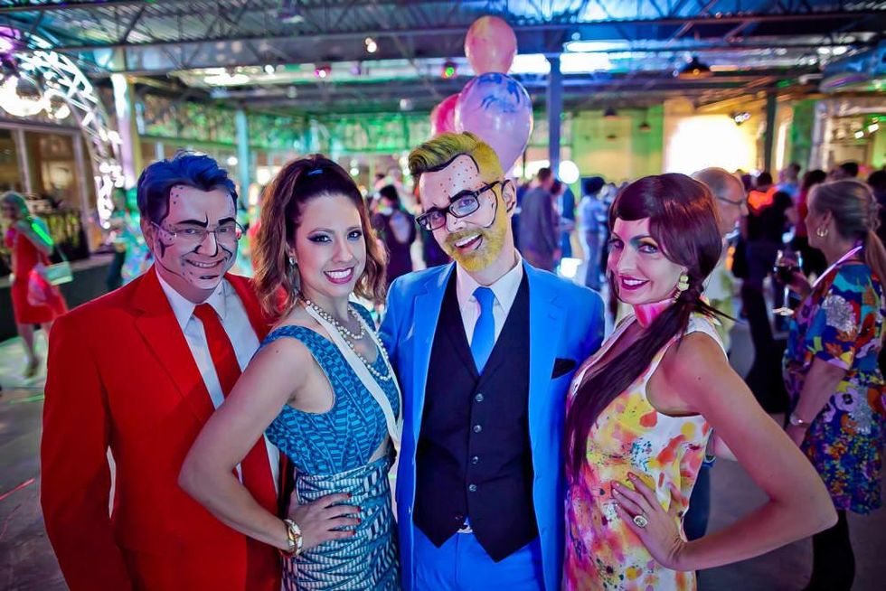 The Paint Ball, Feb. 2016, Matt Burrus, Anika Jackson, Michael Pearce, Traci Henderson