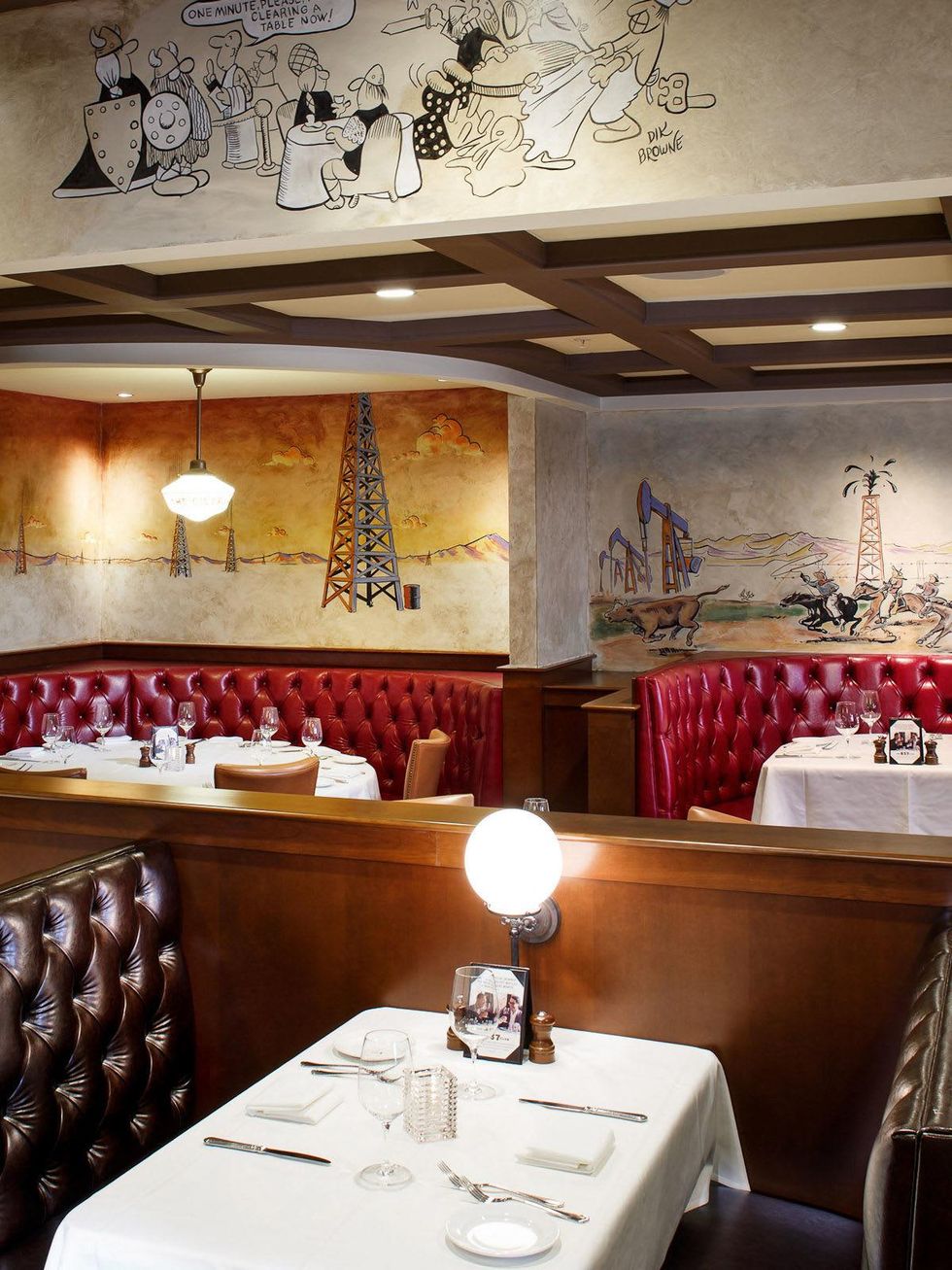 The Palm Houston interiors July 2013 10 top table